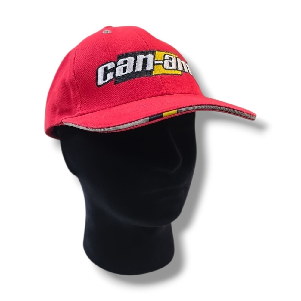 Genuine Can‎ Am Embroidered  BRP Adjustable Strap Back Red Baseball Cap Hat